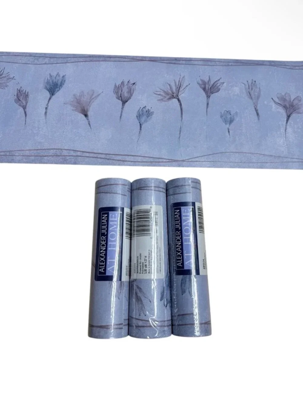 Vintage Wallpaper Border Floral Cottage Alexander Julian At Home 3 Rolls NEW